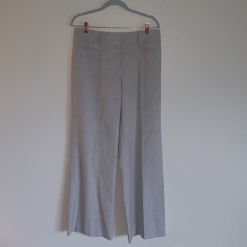 Ann Taylor Loft Grey Dress Pants Size 10 - Picture 3 of 4